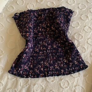 SO Floral Off  Shoulder Top- Juniors Medium